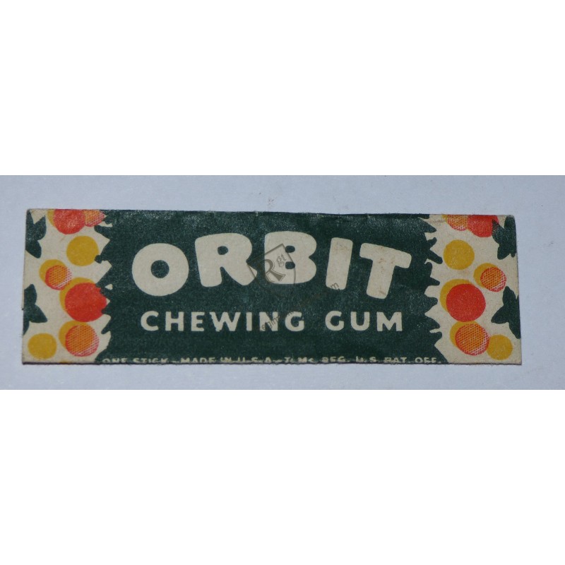 ORBIT  Chewing gum  - US ARMY WW2