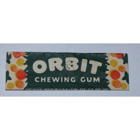 ORBIT  Chewing gum  - US ARMY WW2