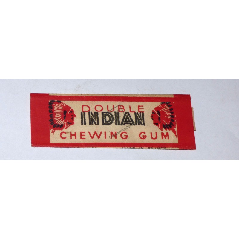 DOUBLE INDIAN Chewing gum  - US ARMY WW2