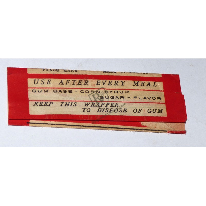 DOUBLE INDIAN Chewing gum  - US ARMY WW2