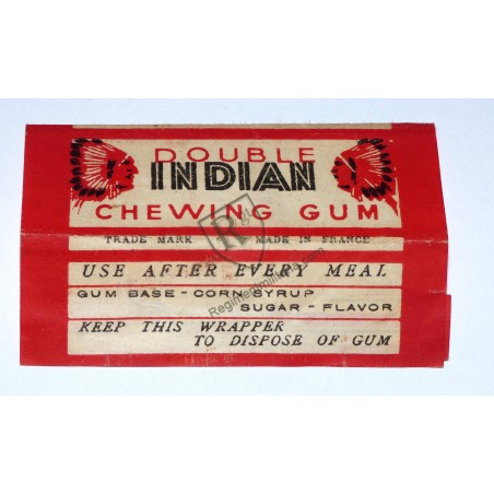 DOUBLE INDIAN Chewing gum  - US ARMY WW2