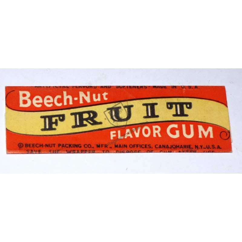 Chewing-gum BEECH-NUT 1944 - US ARMY WW2