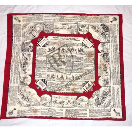 Instruction Handkerchief No. 7: First Aid for the Wounded