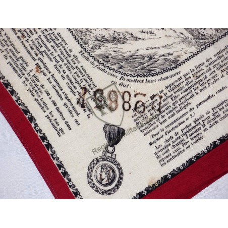 Instruction Handkerchief No. 7: First Aid for the Wounded