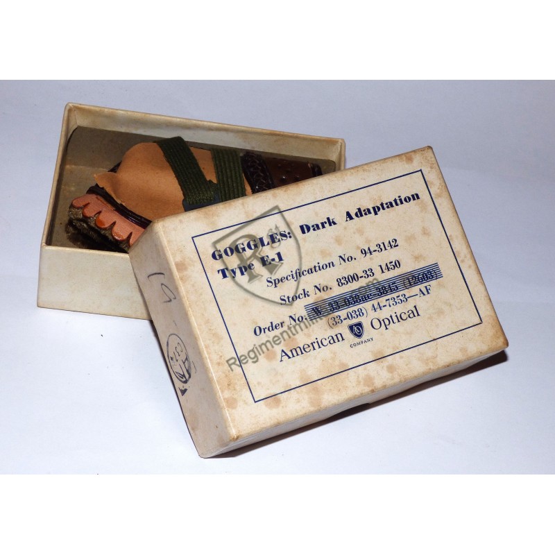 Boxed Goggles Dark Adaptation type E-1 - USAAF