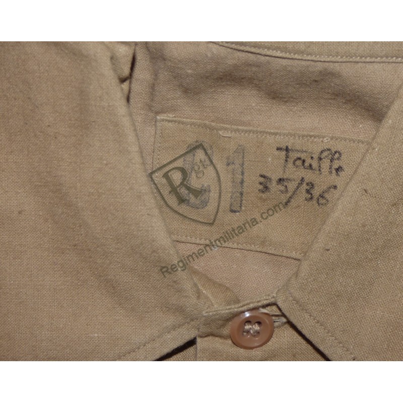 Pattern 1948 kaki shirt dated 1952