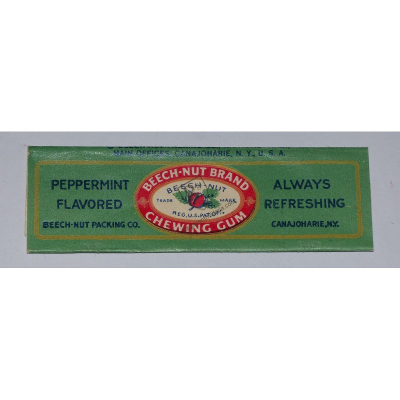 Chewing-gum BEECH-NUT BRAND- US ARMY WW2