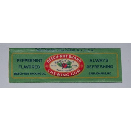 Chewing-gum BEECH-NUT BRAND- US ARMY WW2