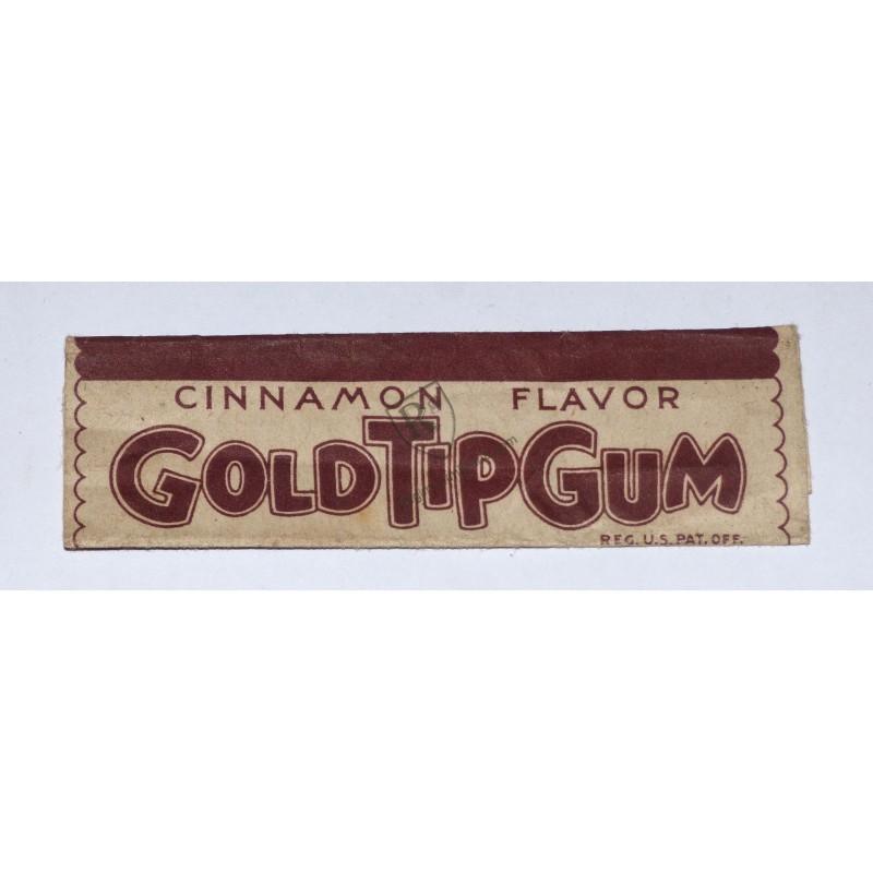 GOLD TIP GUM Chewing gum  - US ARMY WW2