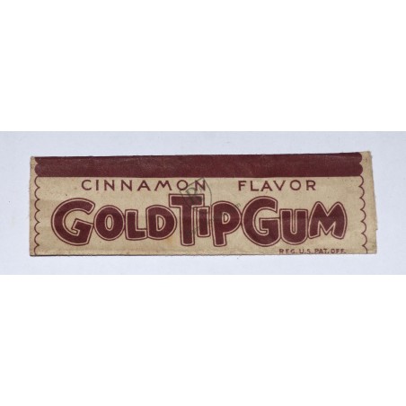 GOLD TIP GUM Chewing gum  - US ARMY WW2