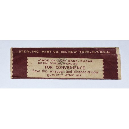 GOLD TIP GUM Chewing gum  - US ARMY WW2