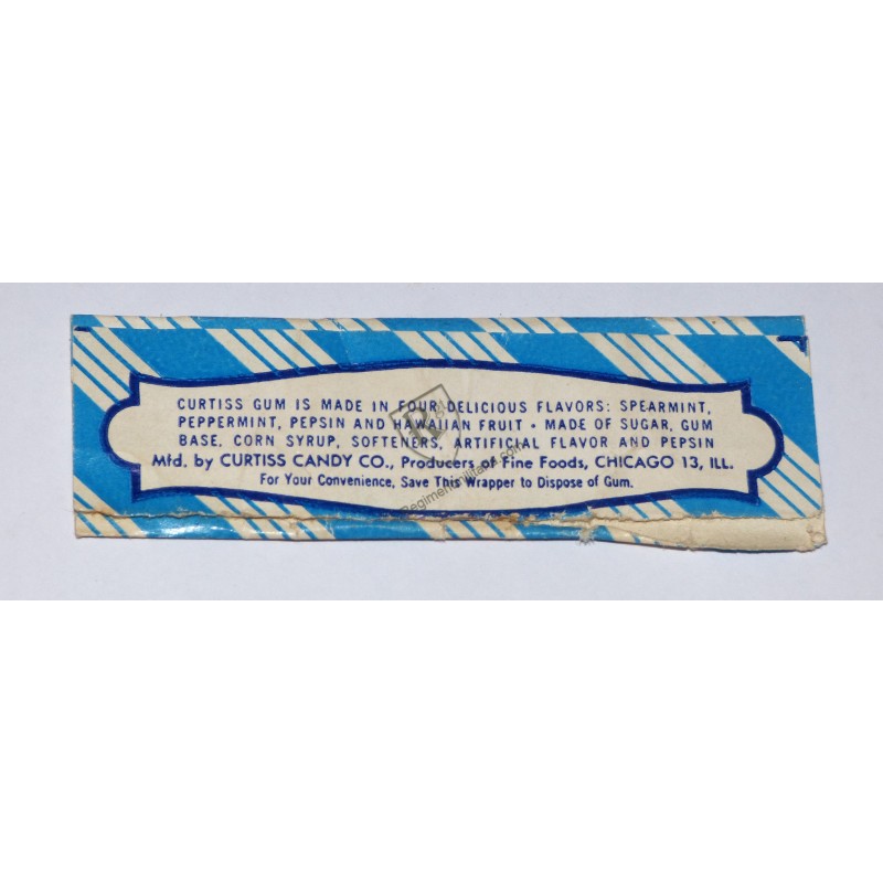 CURTISS PEPSIN Chewing-gum  - US ARMY WW2