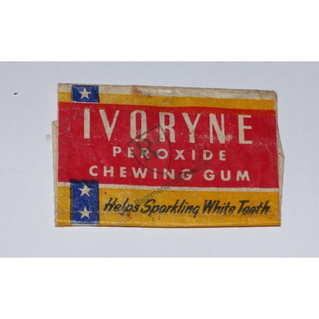 IVORYNE PEROXIDE Chewing-gum  - US ARMY WW2