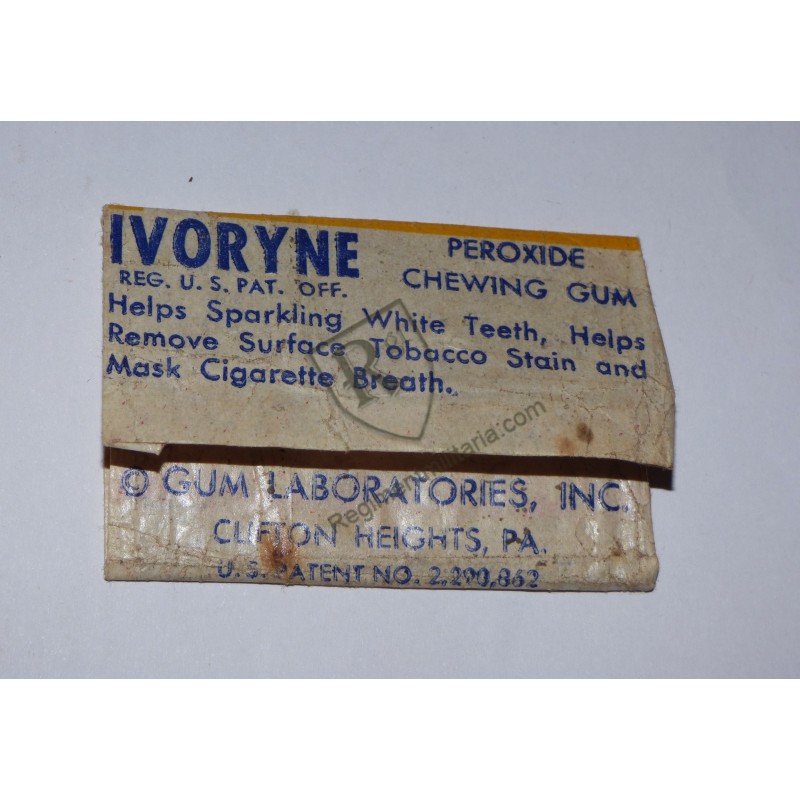 IVORYNE PEROXIDE Chewing-gum  - US ARMY WW2