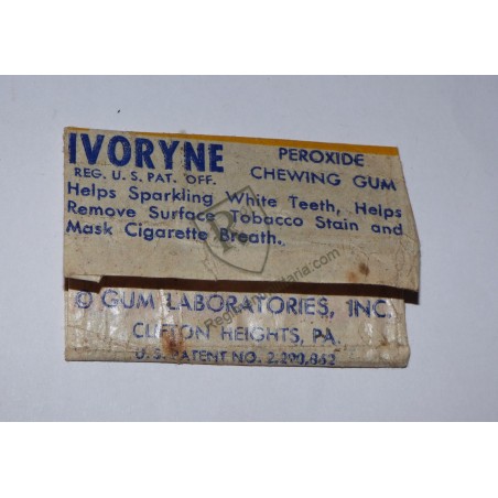 IVORYNE PEROXIDE Chewing-gum  - US ARMY WW2