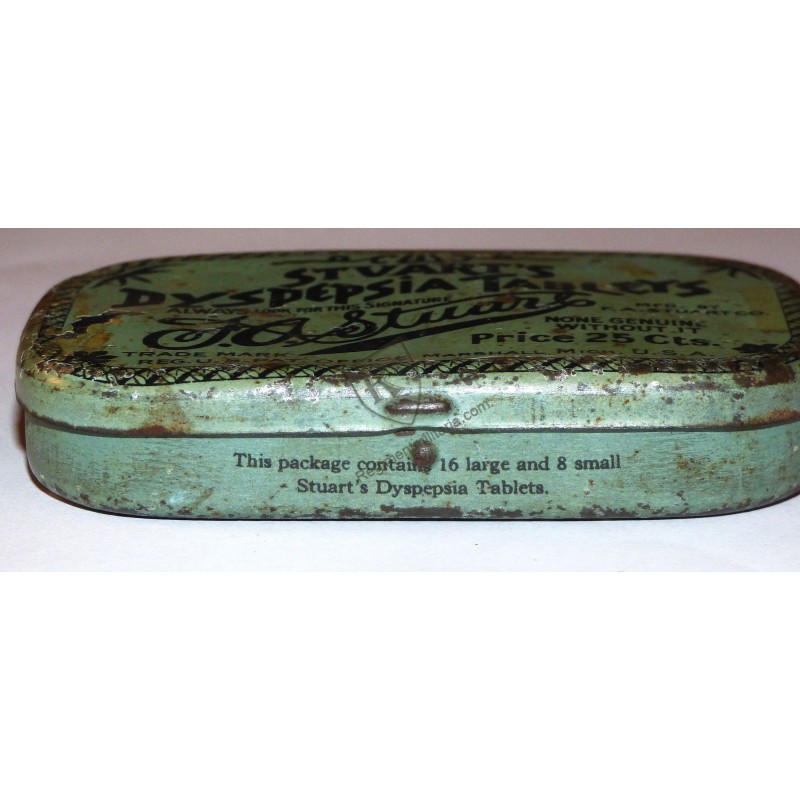 Boite STUART'S DYSPEPSIA TABLETS USA années 40