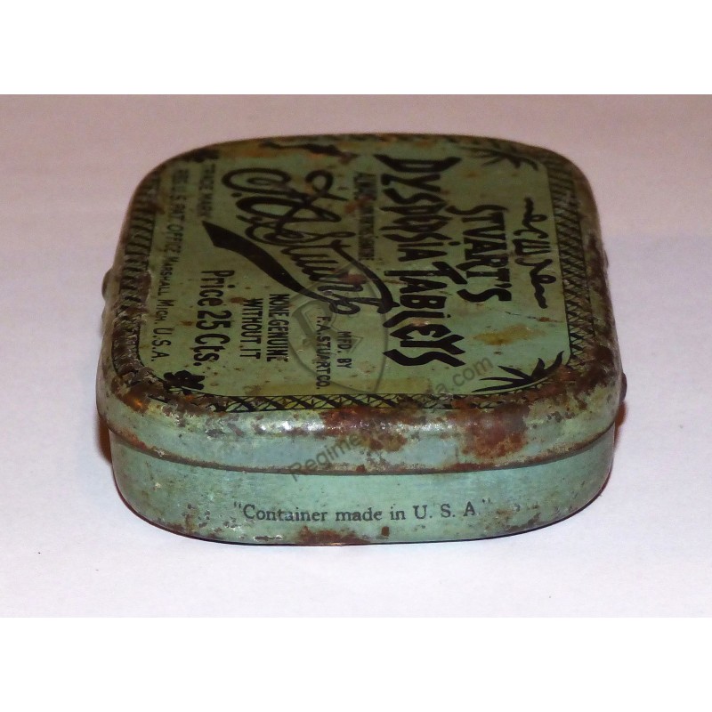 Boite STUART'S DYSPEPSIA TABLETS USA années 40
