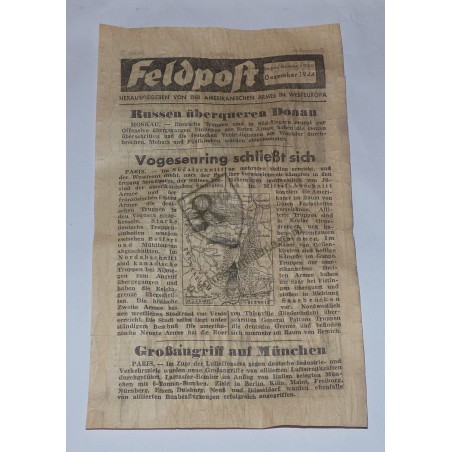 WWII US leaflet, Feldpost, number 12