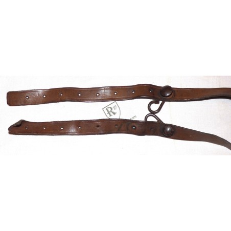 Brelage troupe cuir brun France 40