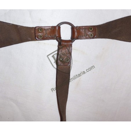 Brelage troupe cuir brun France 40