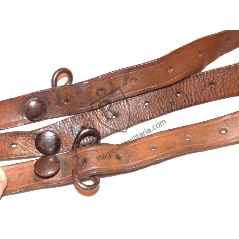 Brelage troupe cuir brun France 40