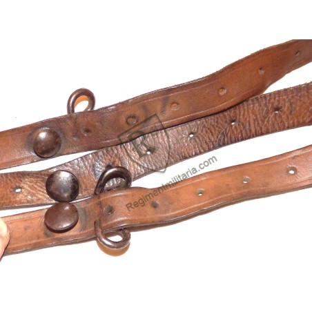 Brelage troupe cuir brun France 40