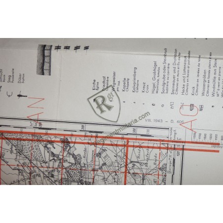 Luftwaffe FLAK 1937 map case