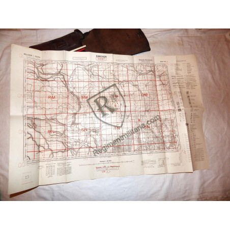 Luftwaffe FLAK 1937 map case