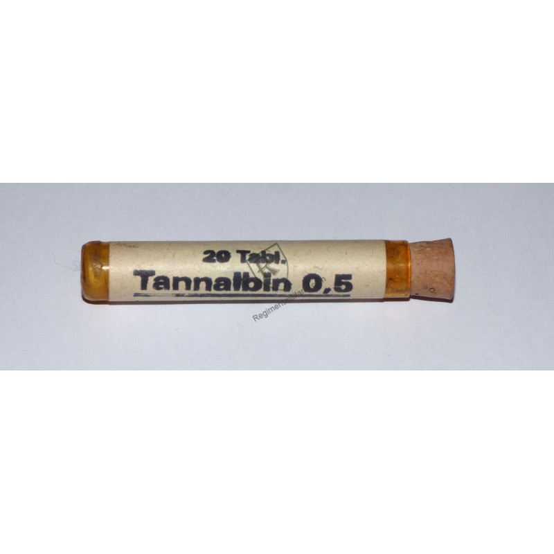 Full tube of TANNALBIN 0.5 tablets Medic Heer