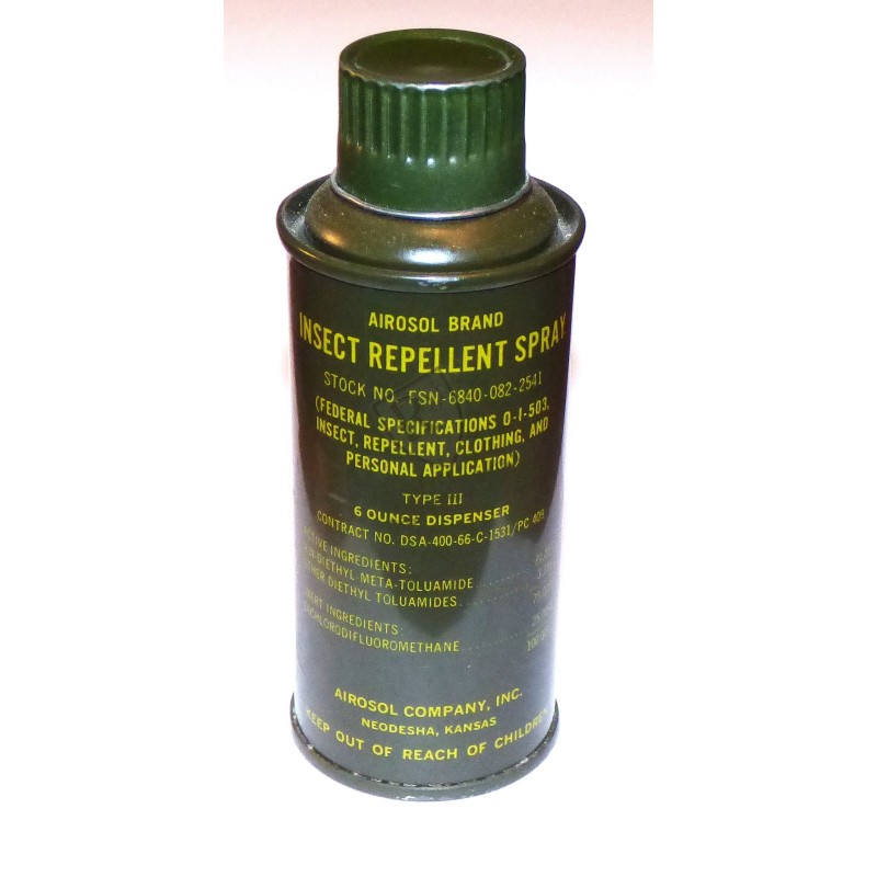 INSECT REPELLENT SPRAY - US ARMY VIET NAM 1966