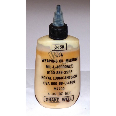 Small can of Weapons oil - US ARMY VIET NAM 1968