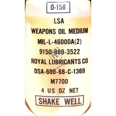 Small can of Weapons oil - US ARMY VIET NAM 1968