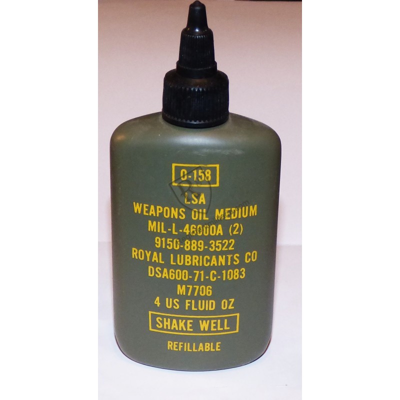 Small can of Weapons oil - US ARMY VIET NAM 1971