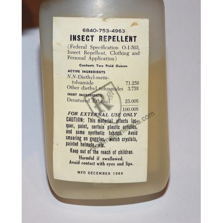 *Insect repellent US ARMY VIET NAM 1966