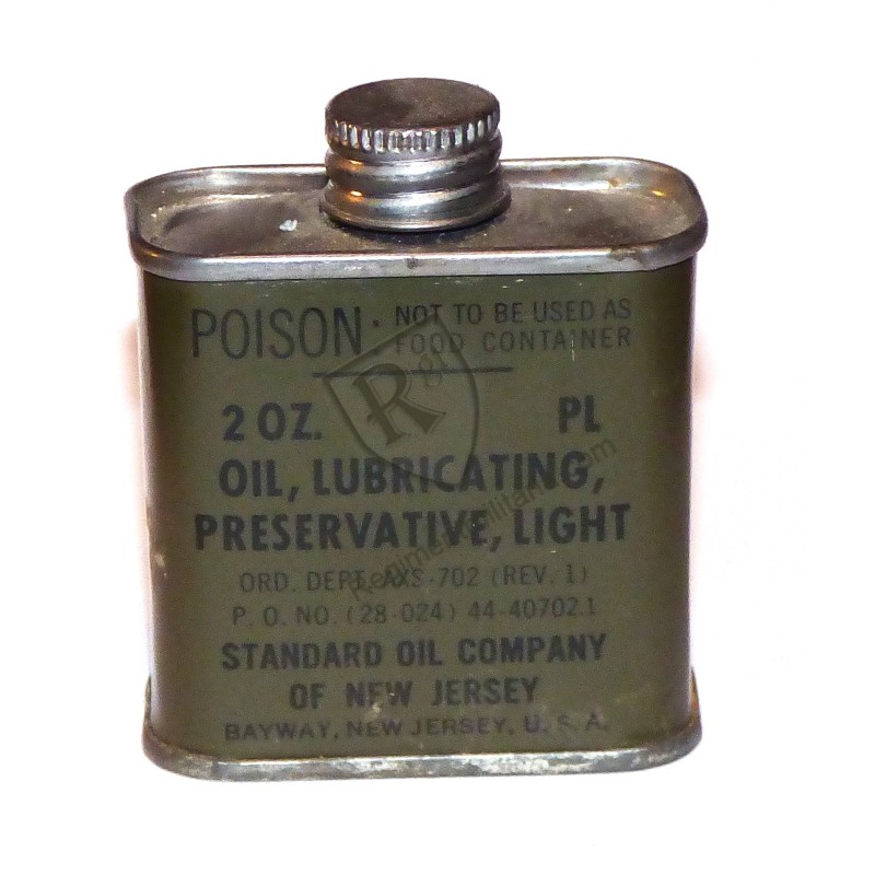 Oil lubricating preservative US ARMY VIET NAM - US ARMY VIET NAM