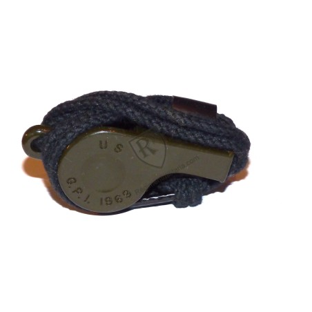 Sifflet réglementaire 1969 US ARMY Viet Nam