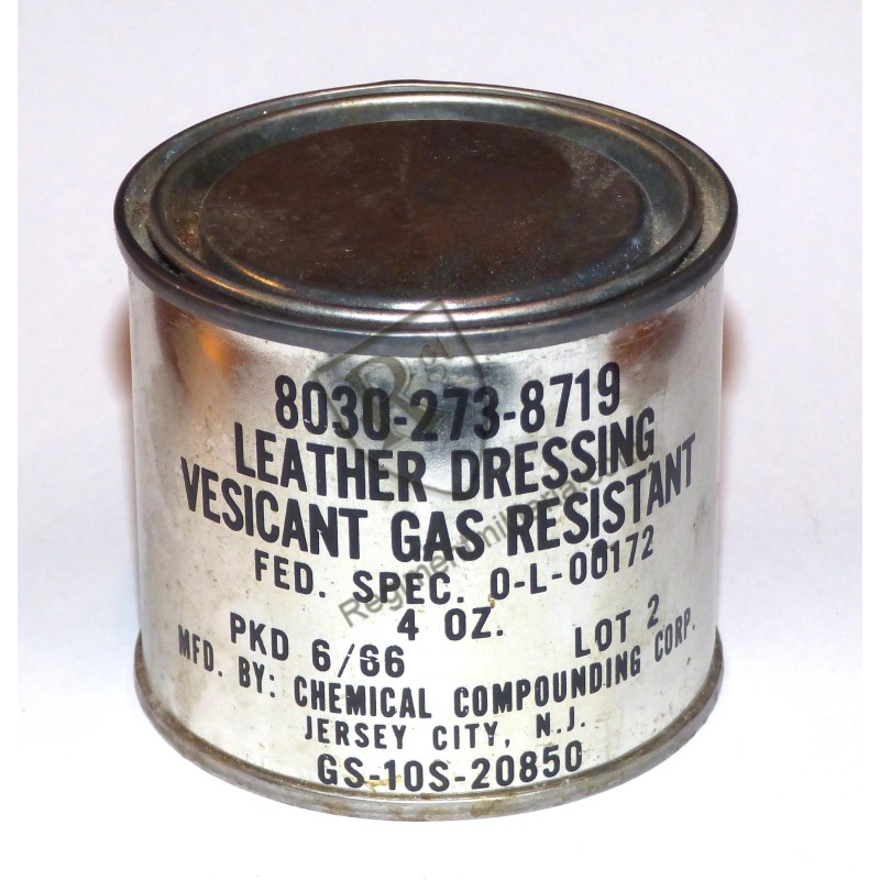 Graisse pour cuir 1966 US ARMY Viet Nam