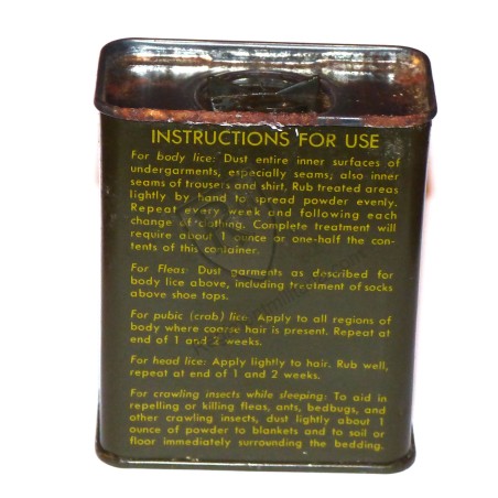 Poudre insecticide 1966  US ARMY Viet Nam