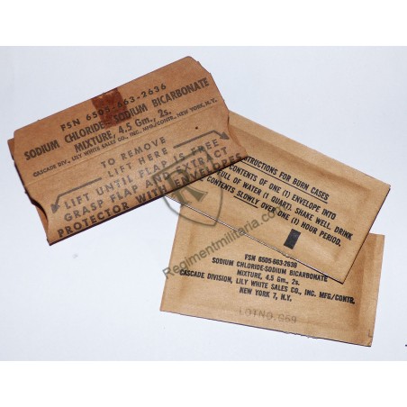Sachets coup de chaleur  US ARMY Viet Nam 1965