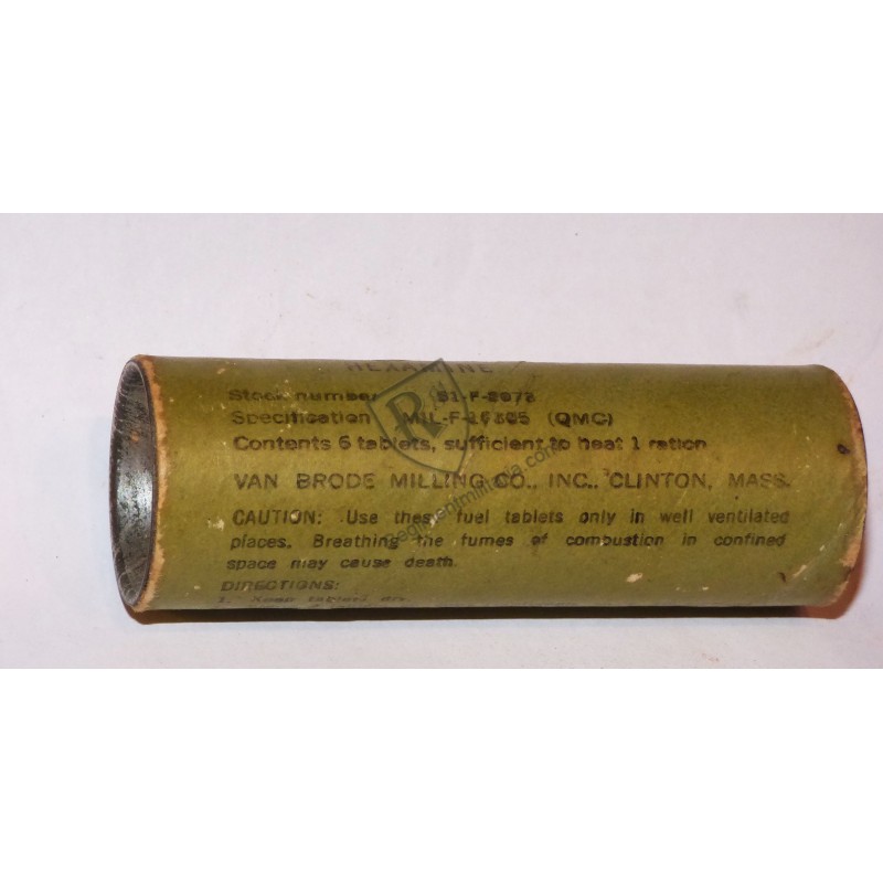 Pastilles HEXAMINE US ARMY 1951