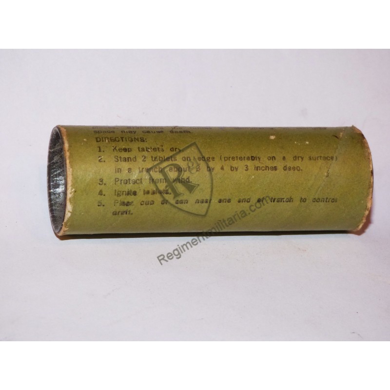 Pastilles HEXAMINE US ARMY 1951