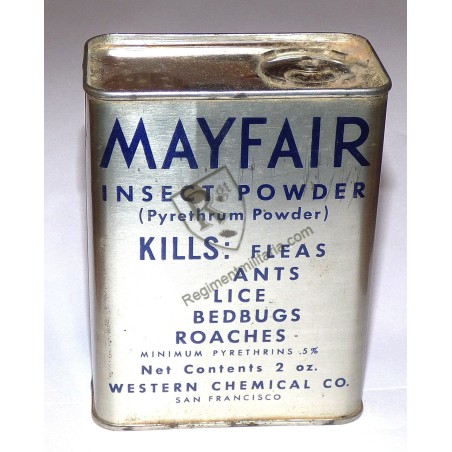 Poudre insecticide USMC Mayfair WW2