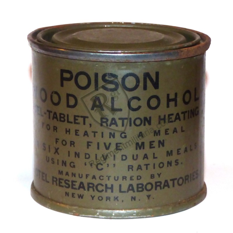 Boite alcool de bois US ARMY WW2