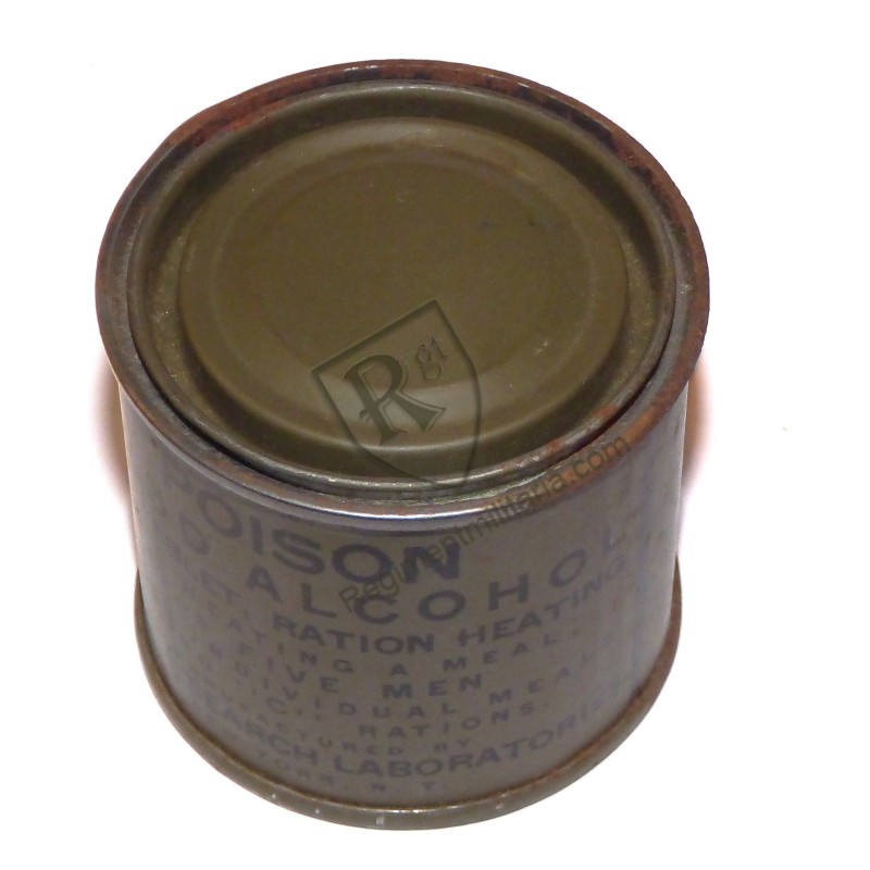 Boite alcool de bois US ARMY WW2