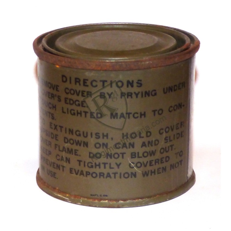 Boite alcool de bois US ARMY WW2