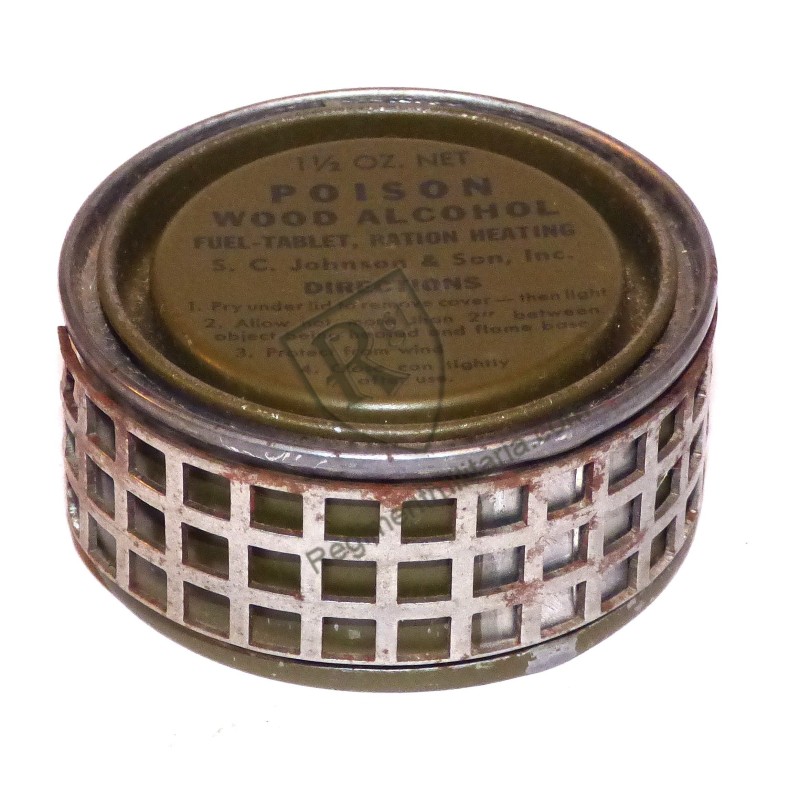 Boite alcool de bois US ARMY WW2