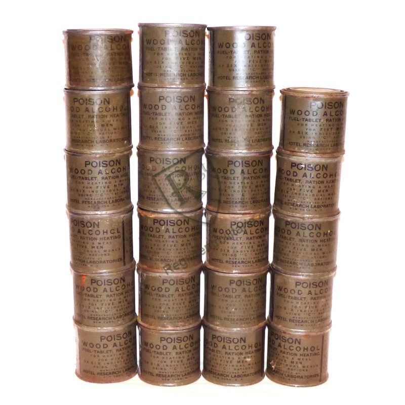 Boite alcool de bois US ARMY WW2