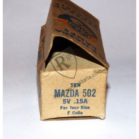 Boite ampoules pour TL122 US ARMY WW2