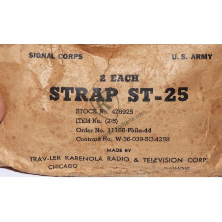 Sachet 2 sangles ST-25 US ARMY WW2