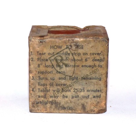 Fuel tablet HOT BOX - US ARMY WW2